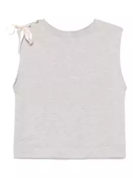 Топ без рукавов Repetto, серый