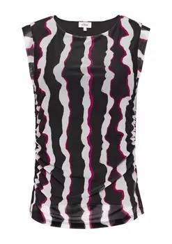 Топ без рукавов s.Oliver Top, черный