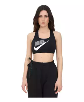 Топ без рукавов с поддержкой Nike, черный