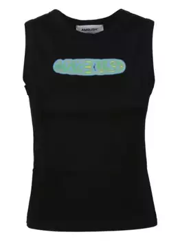 Топ без рукавов с принтом AMBUSH, черный