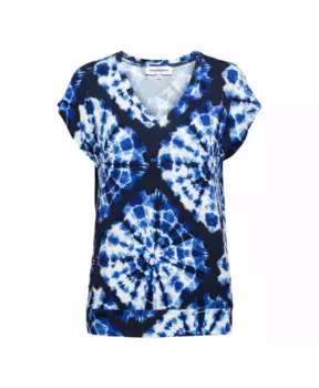 Топ без рукавов с V образным вырезом и принтом тай дай &Co Woman, мультиколор