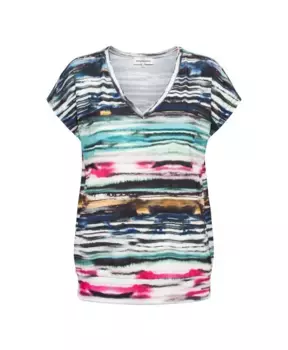 Топ без рукавов с V образным вырезом &Co Woman, мультиколор