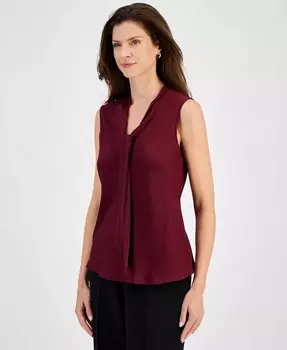 Топ без рукавов с завязками для миниатюрных размеров Kasper, красный