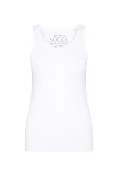 Топ без рукавов Soccx Top, белый