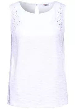 Топ без рукавов STREET ONE Top, белый