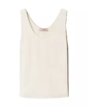 Топ без рукавов Twinset, белый