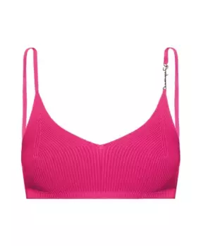 Топ без рукавов укороченный темный пралу Jacquemus, розовый