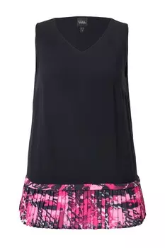 Топ без рукавов Ulla Popken Top, черный