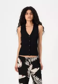 Топ без рукавов VMWILLOW V NECK Vero Moda, черный