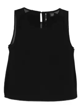 Топ без рукавов в саду Marella, черный