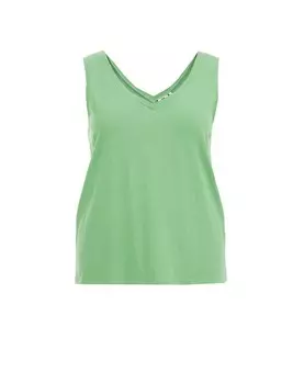 Топ без рукавов WE Fashion Top, зеленый