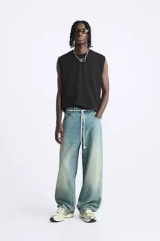 Топ без рукавов ZARA, черный