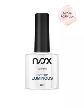 Топ без салфеток для гибридных лаков 2809, 7 мл Nox, Dry Top Luminous