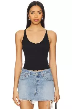 Топ без швов "Pucker up" от Free People, black