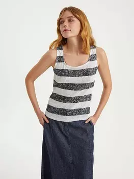 Топ BGN, белый/черный