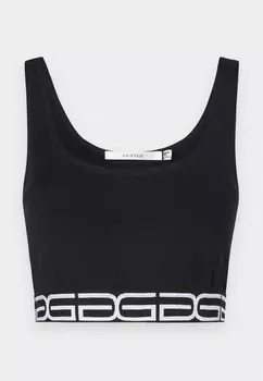 Топ BIKA CROP Gestuz, черный