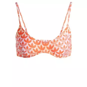 Топ бикини ADIDAS ORIGINALS Balconette Bikini Top Monogram, оранжевый