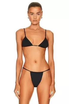 Топ бикини Aexae Gathered, черный