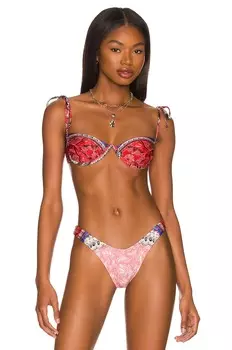 Топ бикини Agua Bendita Donna Antiq, цвет Salmon Rose