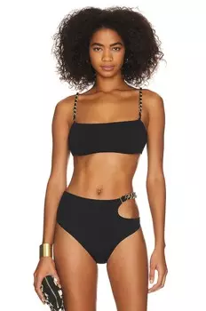 Топ бикини Aquamanile Lady's Slipper, черный