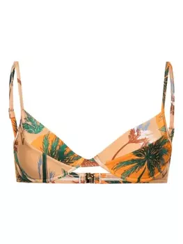 Топ бикини-балконет из X Lenny Niemeyer Raquel Diniz, коричневый