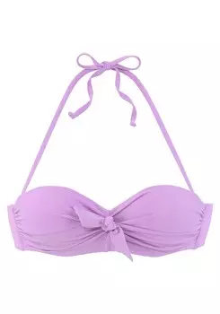 Топ бикини-балконет LASCANA, цвет Light purple