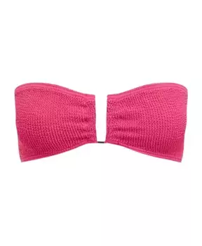 Топ бикини-бандо Malin Блейк Bond-Eye, розовый