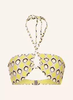 Топ бикини-бандо pirds of paradise SEAFOLLY, цвет SCHWARZ/GELB/WEISS