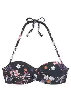 Топ-бикини-бандо SUNSEEKER, черный