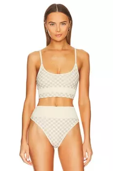 Топ бикини BEACH RIOT Eva, цвет Tan Check
