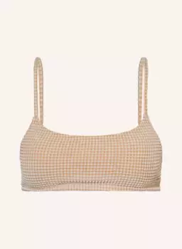 Топ бикини без косточек gingham Roxy, белый