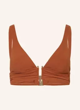Топ бикини без косточек honesty MARYAN MEHLHORN, цвет COGNAC