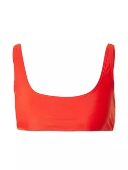 Топ бикини без косточек Nasty Gal, ярко-красный