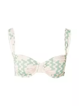 Топ бикини без косточек ROXY HIBISCUS DAZE, зеленый