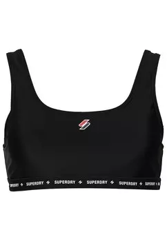 Топ бикини без косточек Superdry, черный