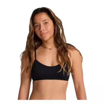 Топ бикини Billabong Sol Searcher Lace Up, черный