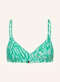 Топ бикини бралетт animal instinct SEAFOLLY, цвет TRKIS/GRN/CREME