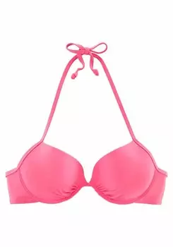Топ бикини BUFFALO Regular Bikini Top, неоново-розовый