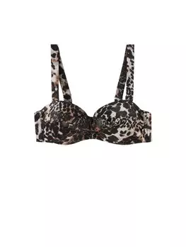 Топ бикини Calzedonia, бежевый/черный