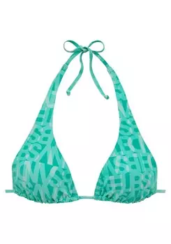 Топ бикини Elbsand Triangle Bikini Top, зеленый/мятный