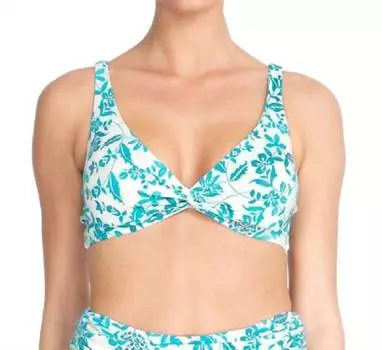 Топ бикини Ellyo Twist в синем цвете Multi Johnny Was