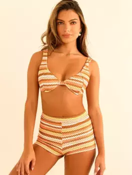 Топ бикини Faye Dippin Daisy'S, цвет Groovy Stripe