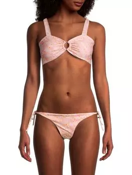 Топ бикини фиона Peixoto Coral jasmine