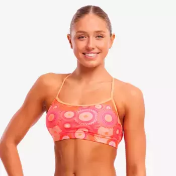 Топ бикини Funkita Crop, розовый