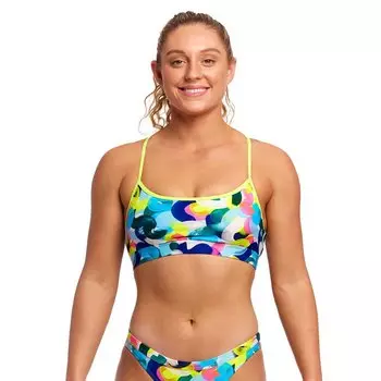 Топ бикини Funkita Swim Crop, разноцветный