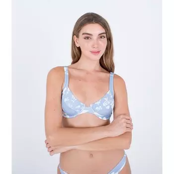 Топ бикини Hurley Tradewinds Underwire, синий