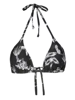 Топ бикини Iasmin с треугольными чашками Lygia & Nanny, черный