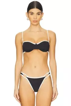 Топ бикини jordana Solid & Striped, цвет noir