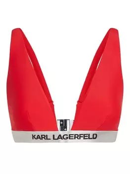 Топ бикини Karl Lagerfeld, красный