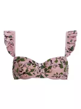 Топ бикини Kiwi Wisteria AGUA BY AGUA BENDITA, розовый